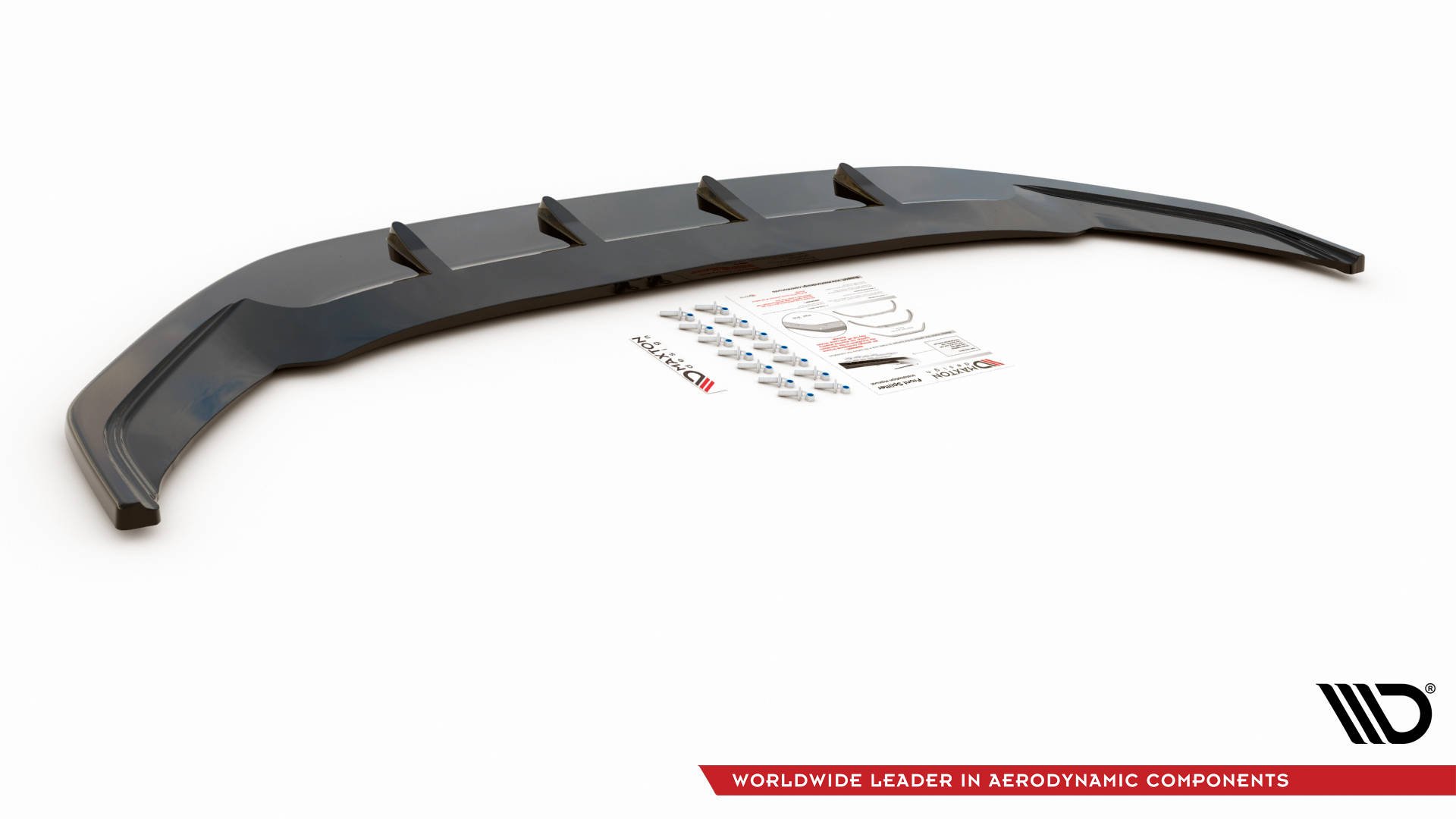 Frontspoiler VW Arteon R-Line Facelift 2020-> | V.2 Glossy Black Edition – bilde 5