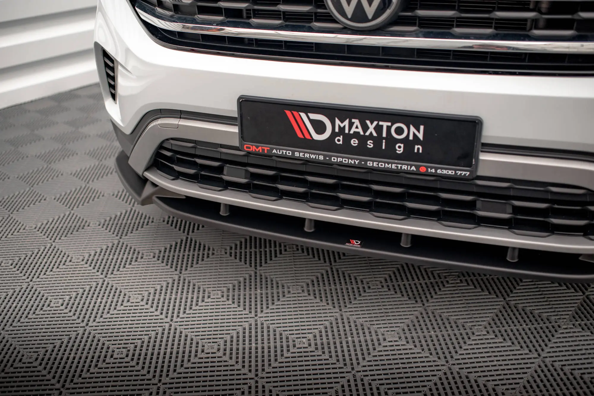 Frontspoiler VW Atlas Cross Sport Facelift 2020-> | V.1 Glossy Black Edition