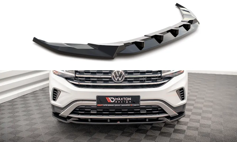 Frontspoiler VW Atlas Cross Sport Facelift 2020-> | V.1 Glossy Black Edition – bilde 3