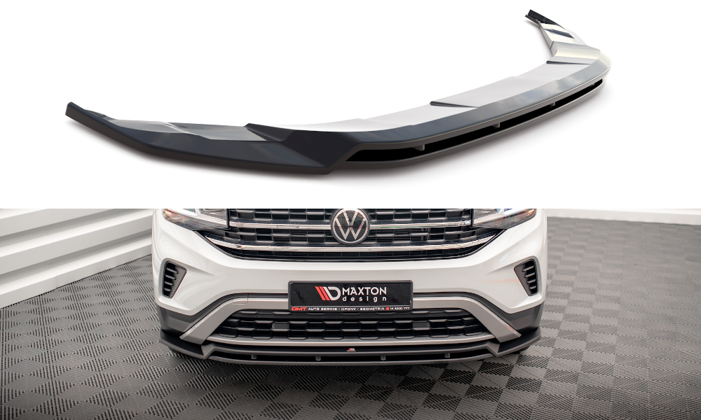 Frontspoiler VW Atlas Cross Sport Facelift 2020-> | V.2 Glossy Black Edition – bilde 3