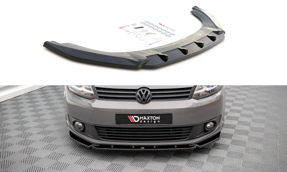 Frontspoiler VW Caddy III Facelift 2010 - 2015 | Glossy Black Edition – bilde 3