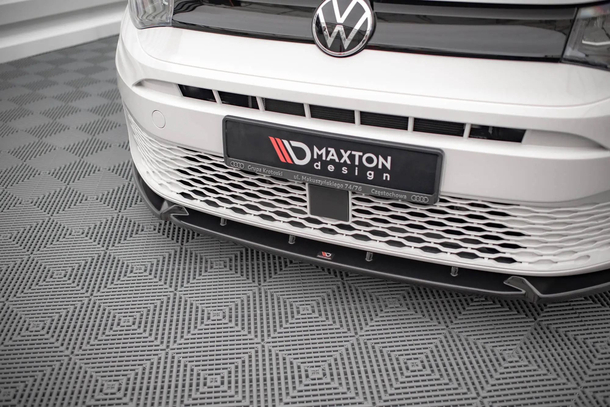Frontspoiler VW Caddy V 2020-> | V.2 Glossy Black Edition
