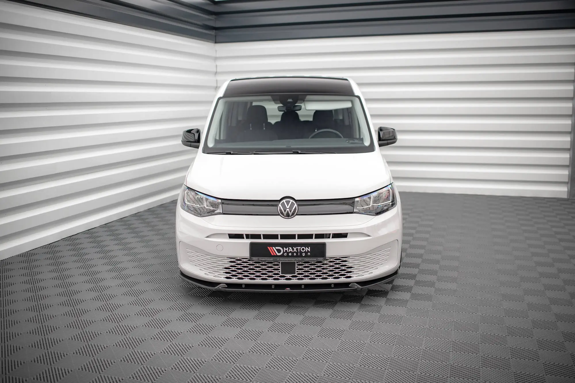 Frontspoiler VW Caddy V 2020-> | V.2 Glossy Black Edition – bilde 2