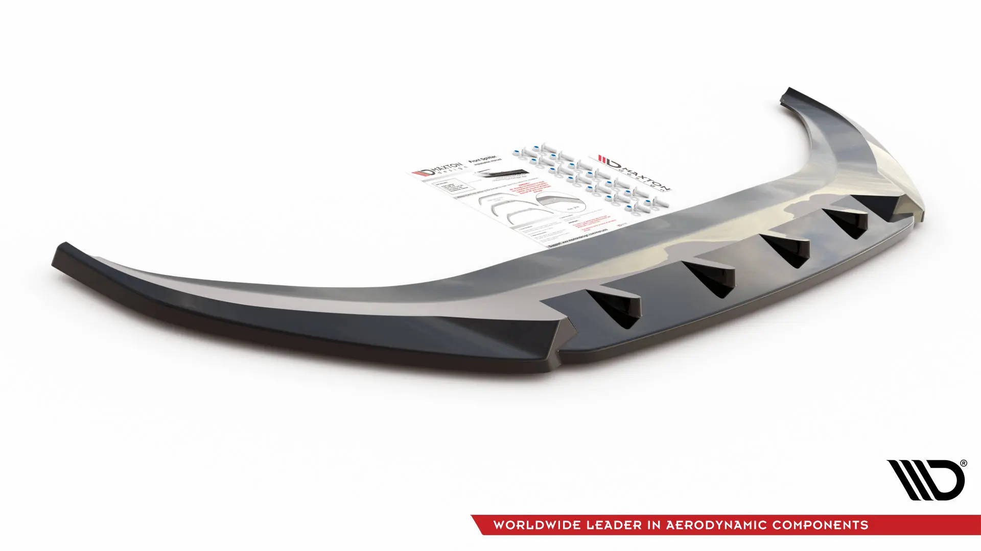Frontspoiler VW Caddy V 2020-> | V.2 Glossy Black Edition – bilde 5