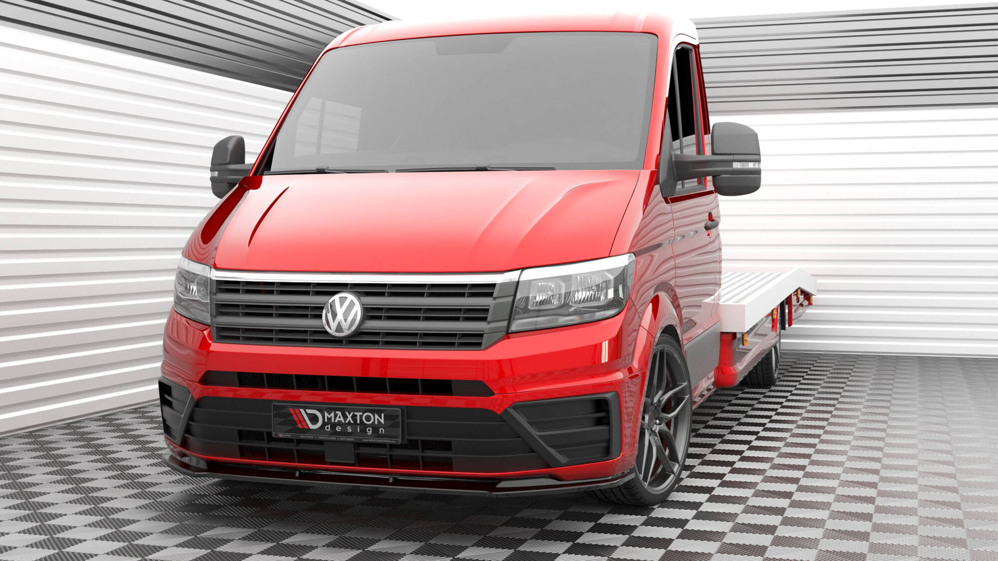 Frontspoiler VW Crafter II 2016 -> | Sport Glossy Black Edition V1
