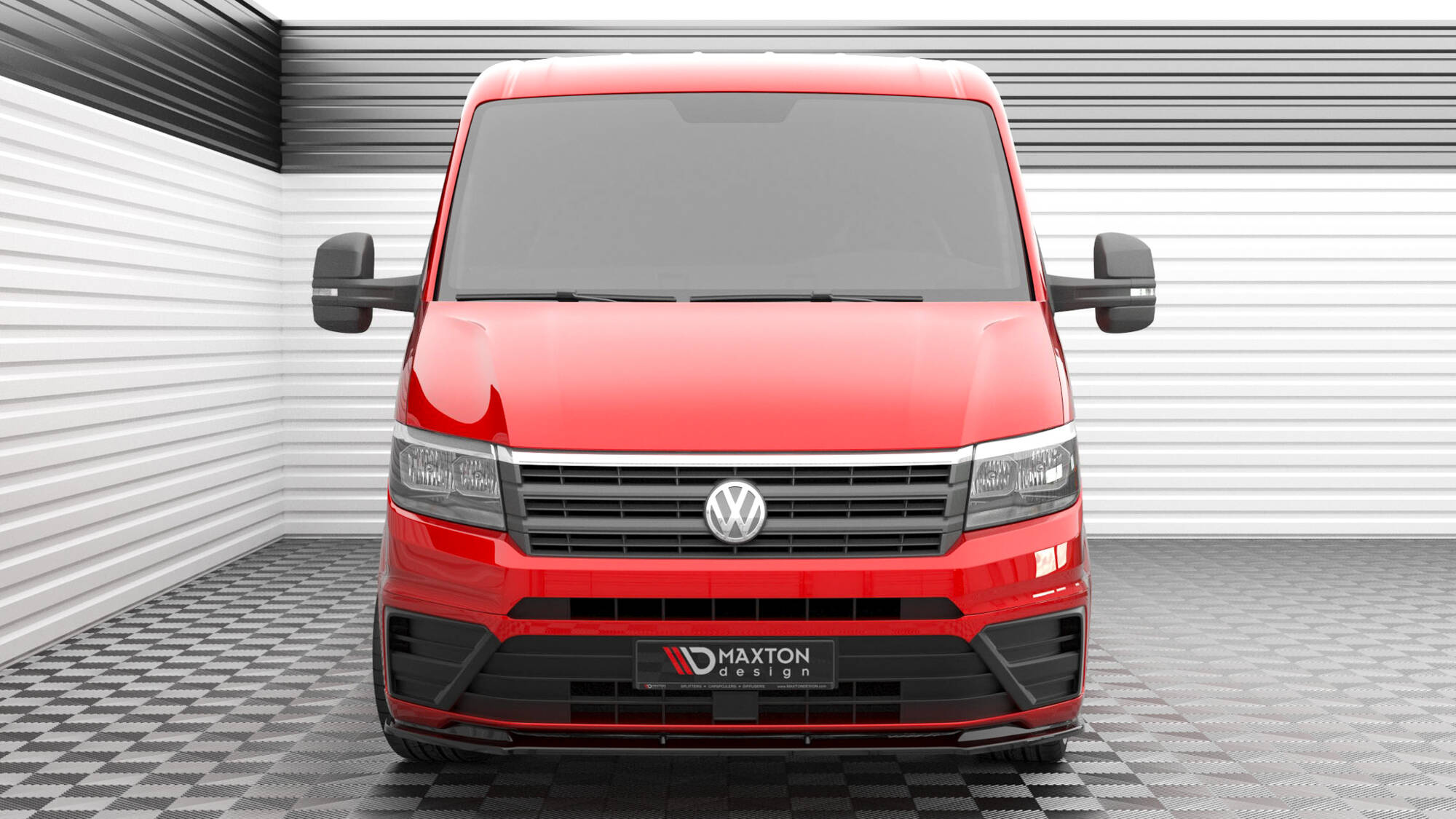 Frontspoiler VW Crafter II 2016 -> | Sport Glossy Black Edition V1 – bilde 2