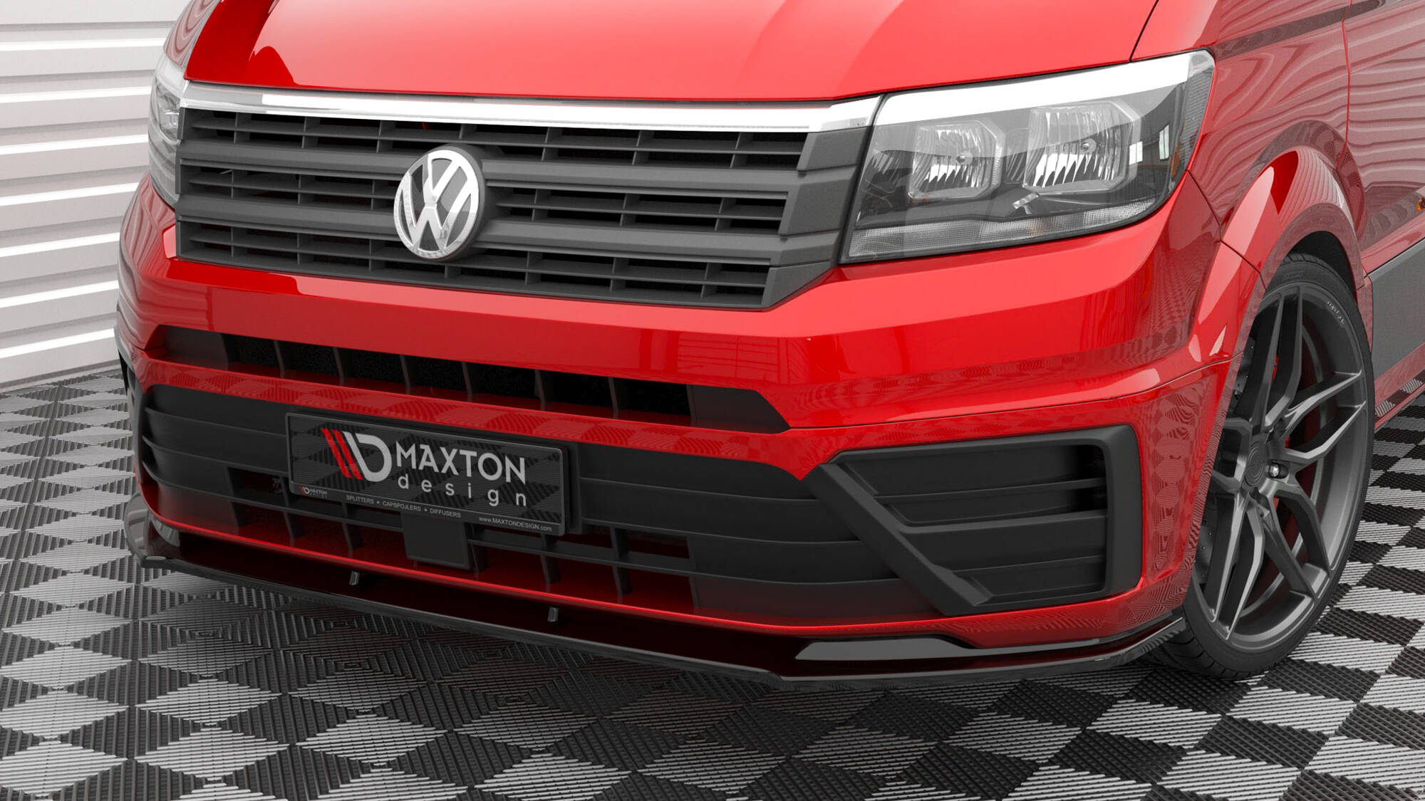 Frontspoiler VW Crafter II 2016 -> | Sport Glossy Black Edition V1 – bilde 3