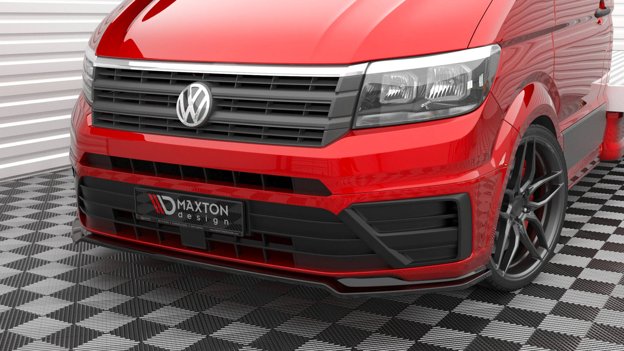Frontspoiler VW Crafter II 2016 -> | Sport Glossy Black Edition V2