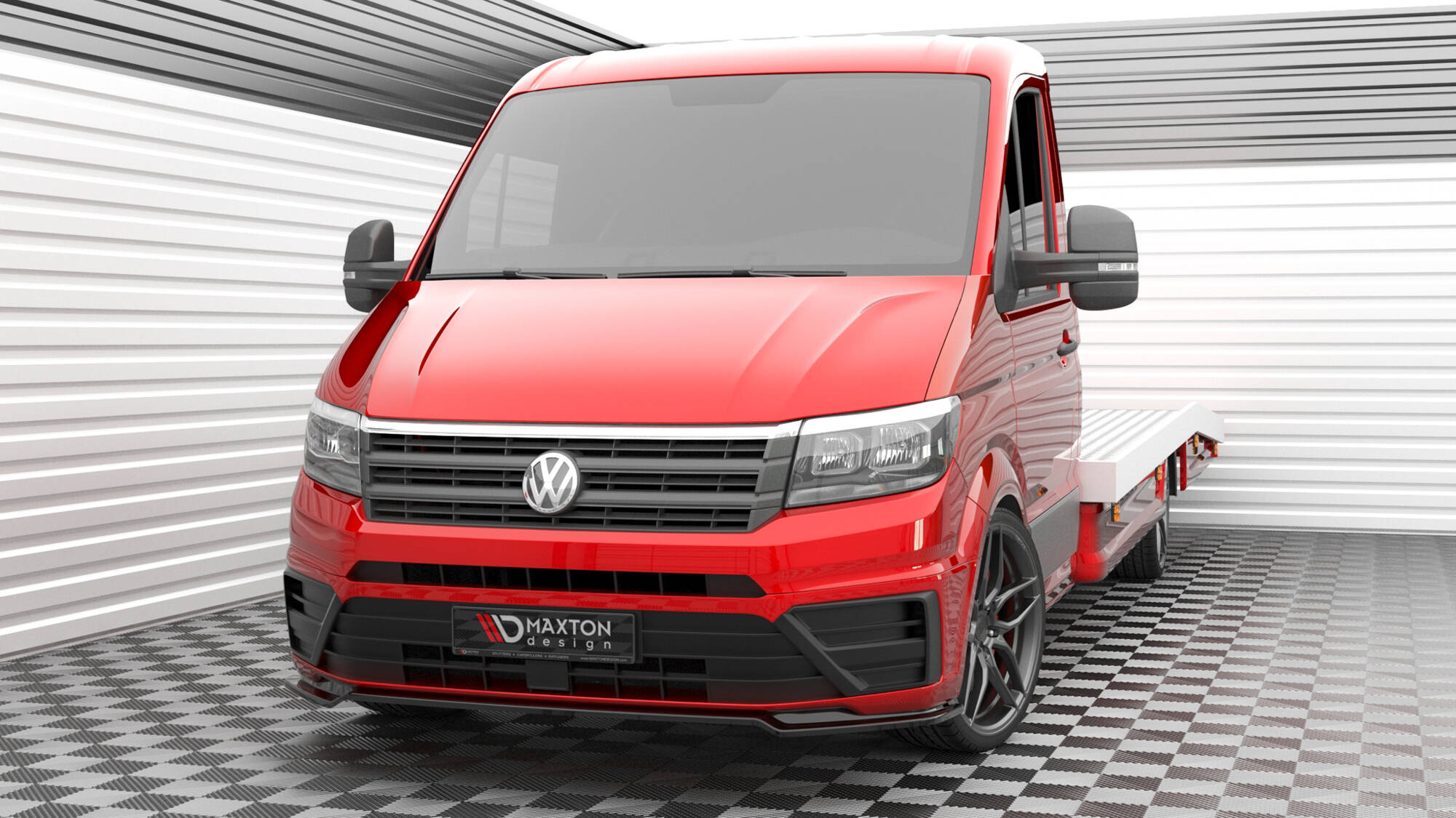 Frontspoiler VW Crafter II 2016 -> | Sport Glossy Black Edition V2 – bilde 3
