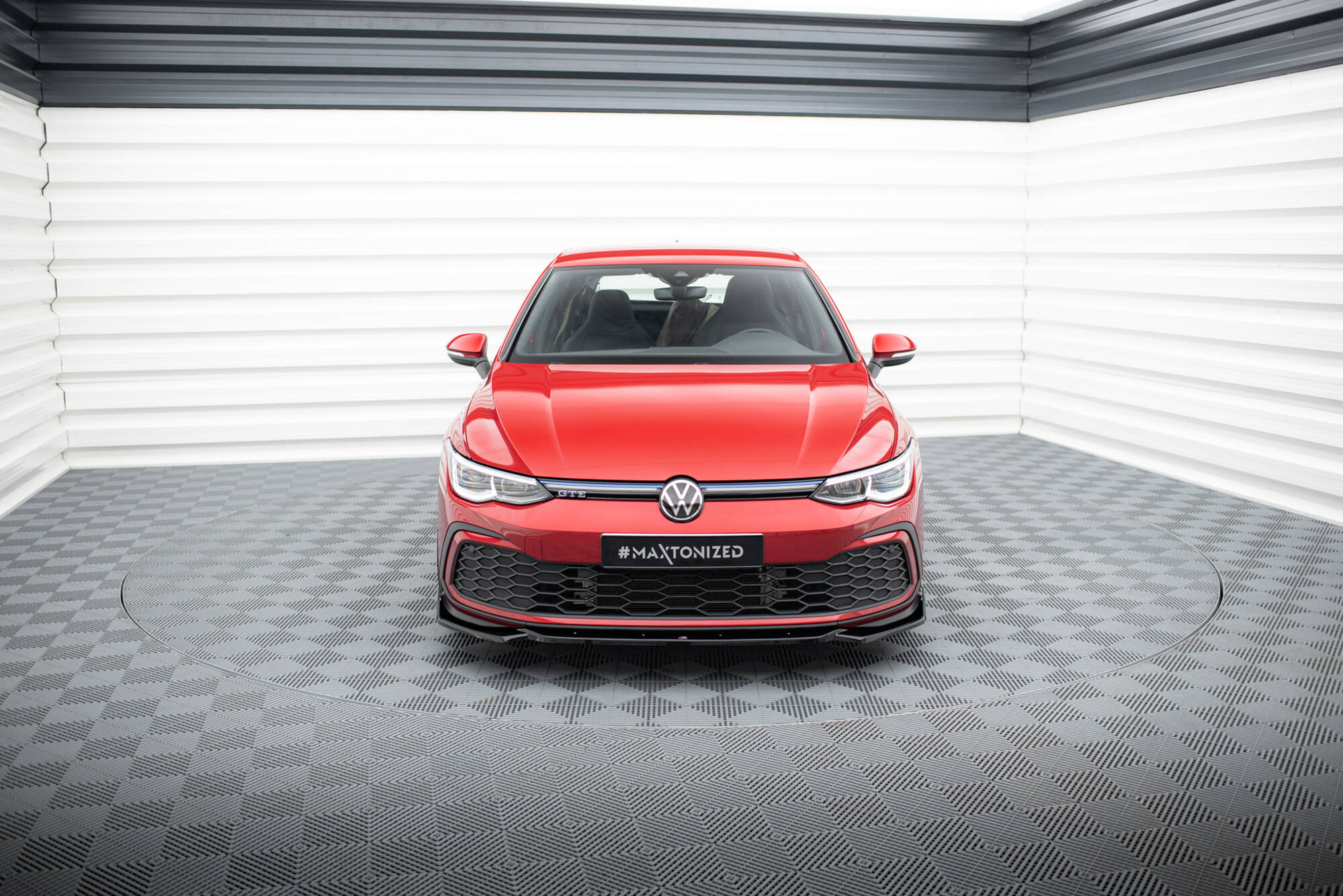 Frontspoiler VW Golf 8 GTI / GTE / R-Line 2019 -> | + Flopper V.2 Glossy Black Edition – bilde 2