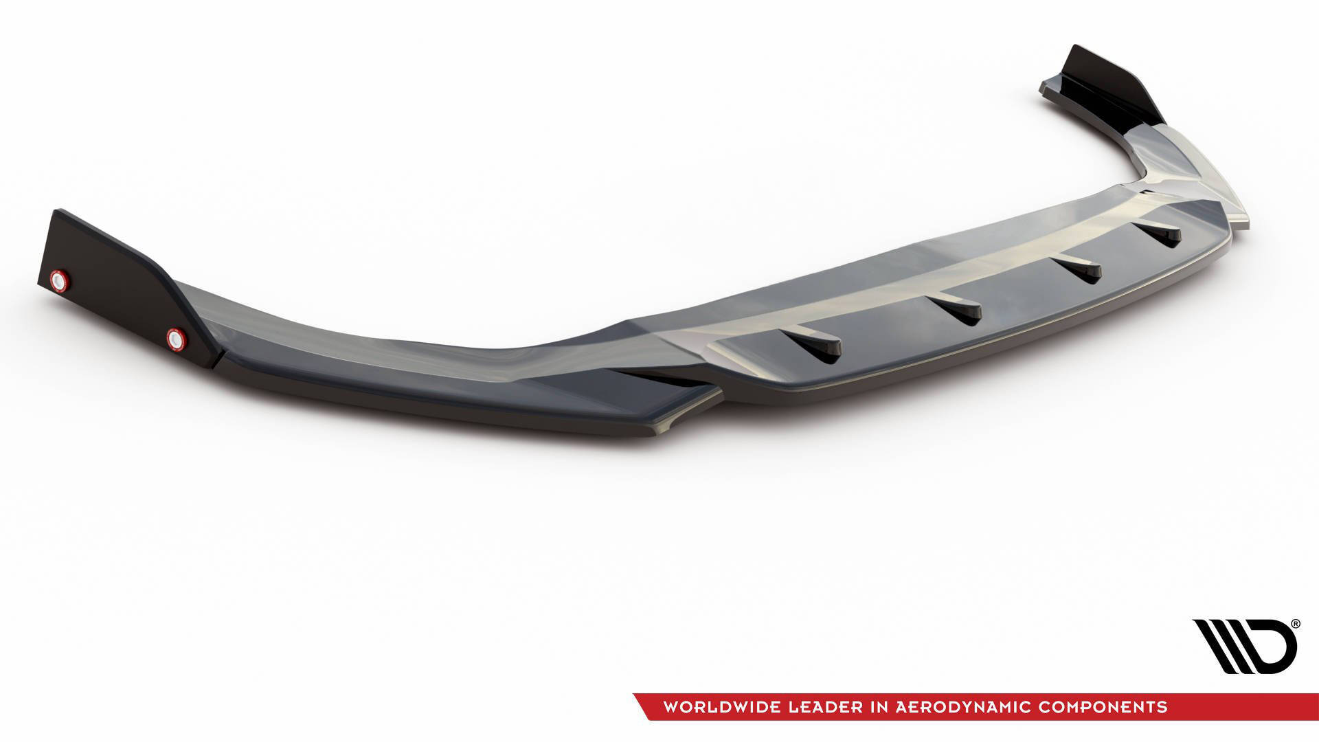 Frontspoiler VW Golf 8 GTI / GTE / R-Line 2019 -> | + Flopper V.2 Glossy Black Edition – bilde 5