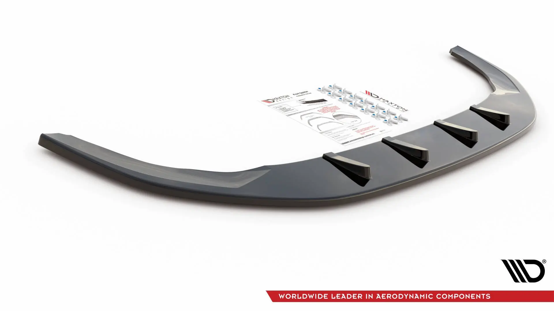 Frontspoiler VW Golf 8 GTI / GTE R-Line 2019 -> | V.1 Glossy Black Edition – bilde 7