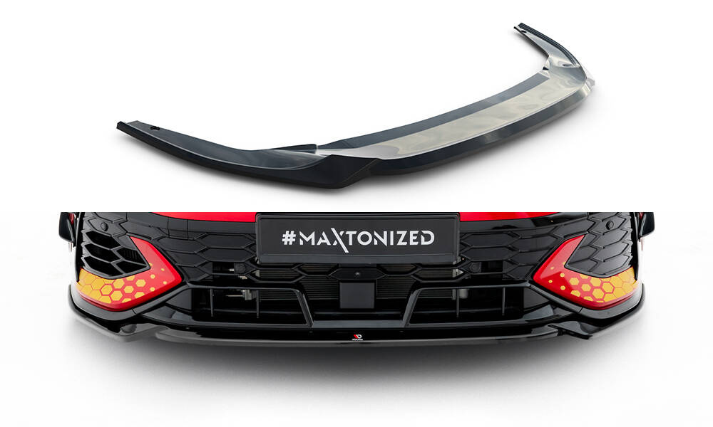 Frontspoiler VW Golf GTI Clubsport VII Facelift 2024 -> | V4 Sport Glossy Black Edition