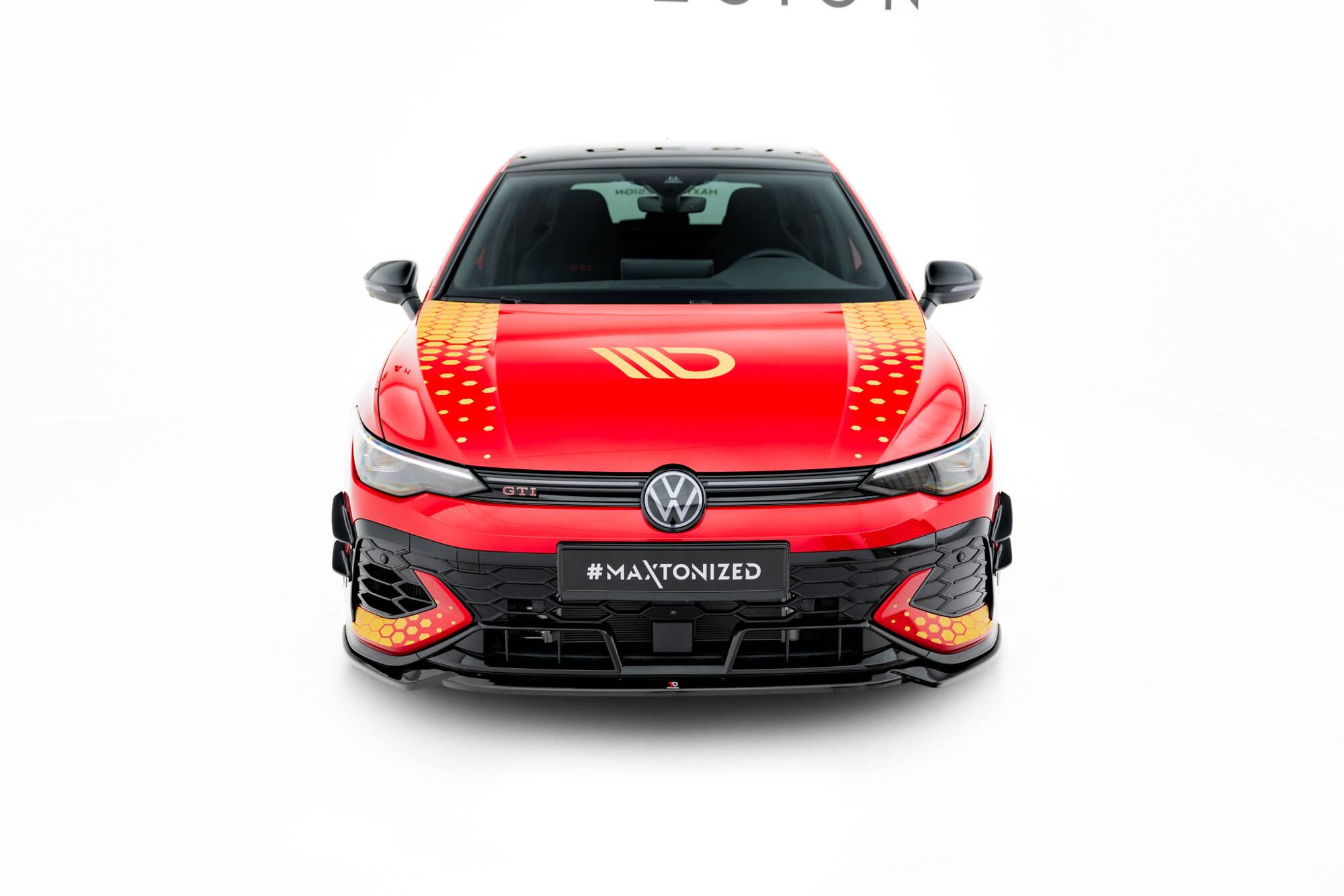 Frontspoiler VW Golf GTI Clubsport VII Facelift 2024 -> | V4 Sport Glossy Black Edition – bilde 2