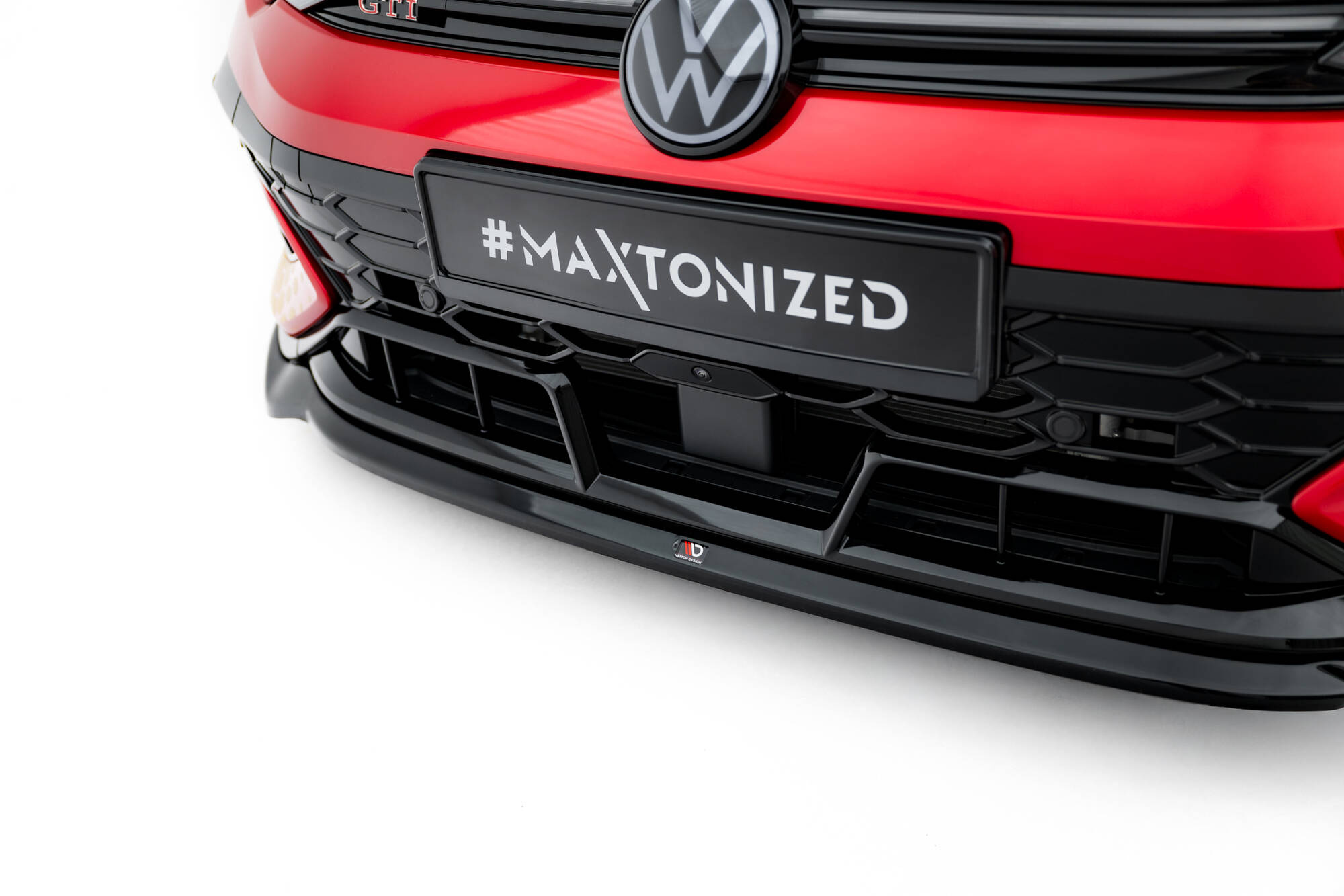 Frontspoiler VW Golf GTI Clubsport VII Facelift 2024 -> | V4 Sport Glossy Black Edition – bilde 3