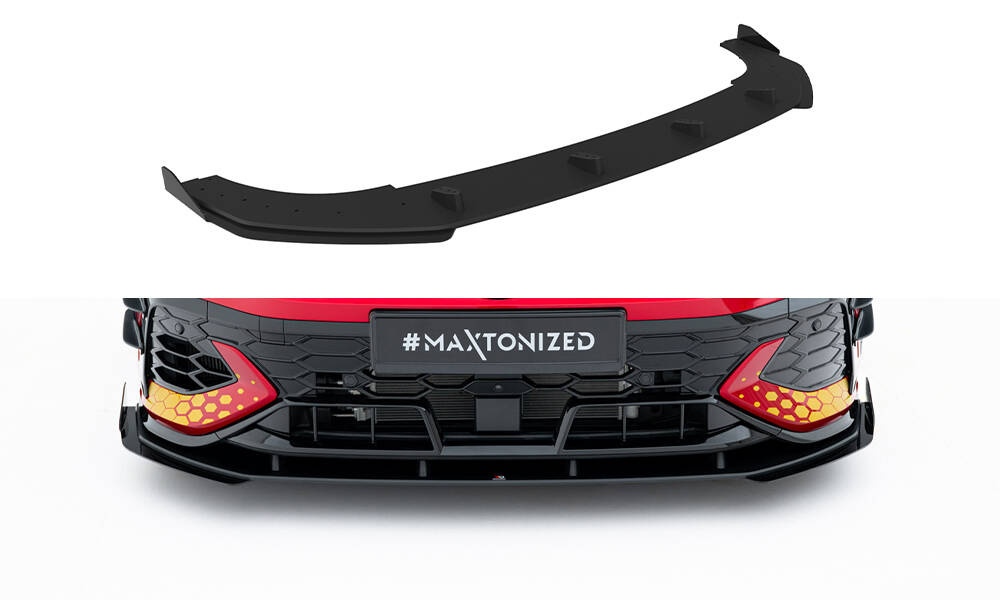 Frontspoiler VW Golf GTI Clubsport VIII Facelift 2024 -> | + Sideskjørt Splitters Sport Glossy Black Edition