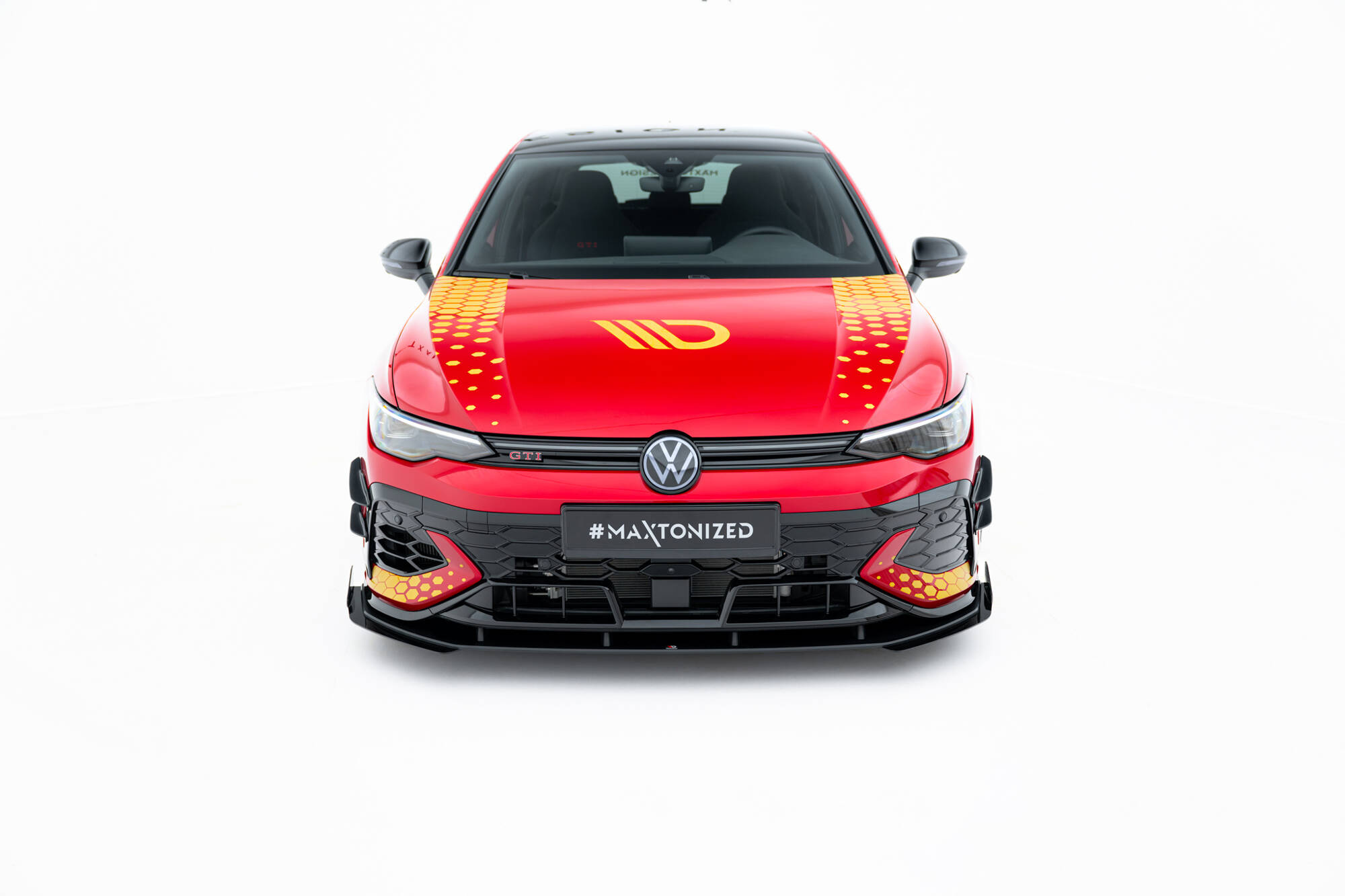Frontspoiler VW Golf GTI Clubsport VIII Facelift 2024 -> | + Sideskjørt Splitters Sport Glossy Black Edition – bilde 3