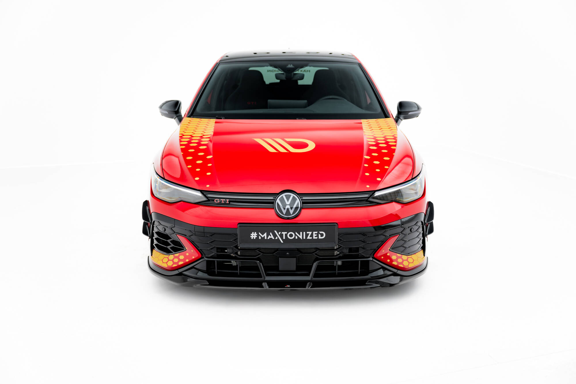 Frontspoiler VW Golf GTI Clubsport VIII Facelift  2024 -> | V1 Sport Glossy Black Edition – bilde 2