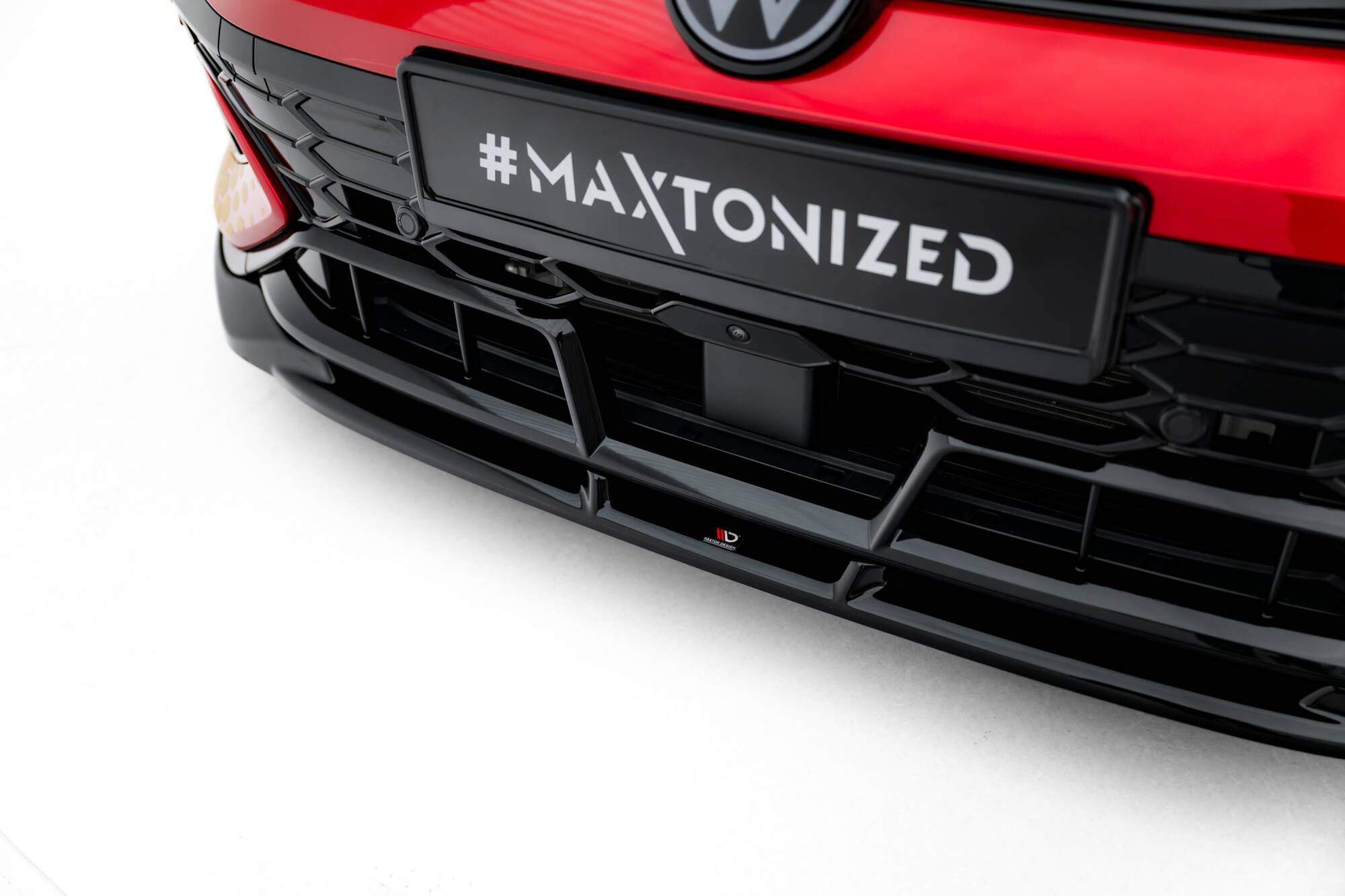 Frontspoiler VW Golf GTI Clubsport VIII Facelift  2024 -> | V1 Sport Glossy Black Edition – bilde 3