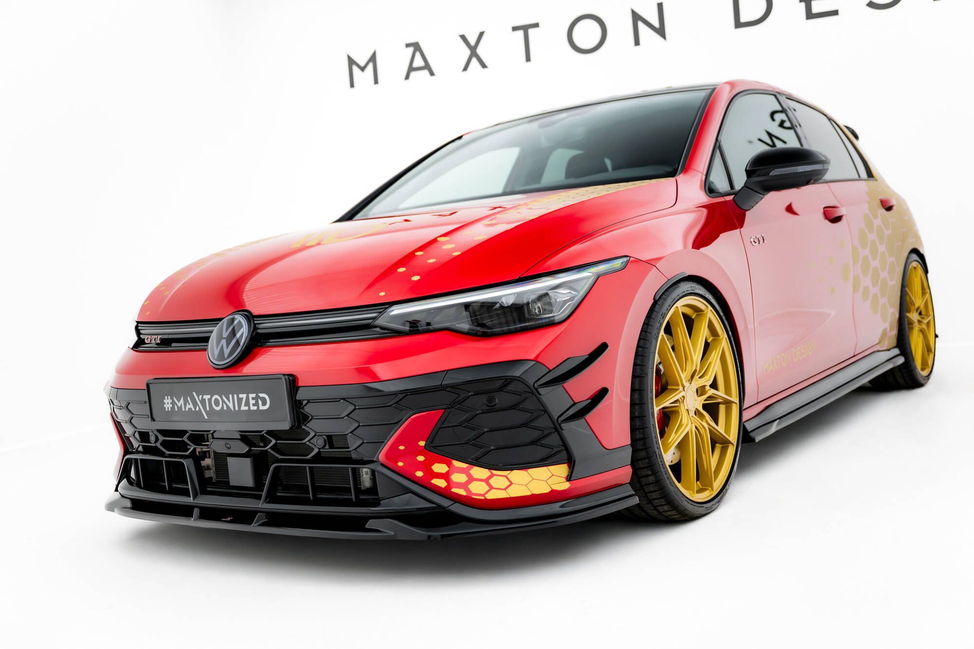 Frontspoiler VW Golf GTI Clubsport VIII Facelift  2024 -> | V1 Sport Glossy Black Edition – bilde 4