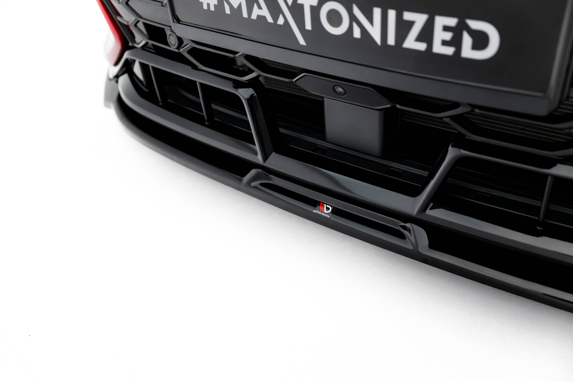 Frontspoiler VW Golf GTI Clubsport VIII Facelift 2024 -> | V3 Sport Glossy Black Edition – bilde 4