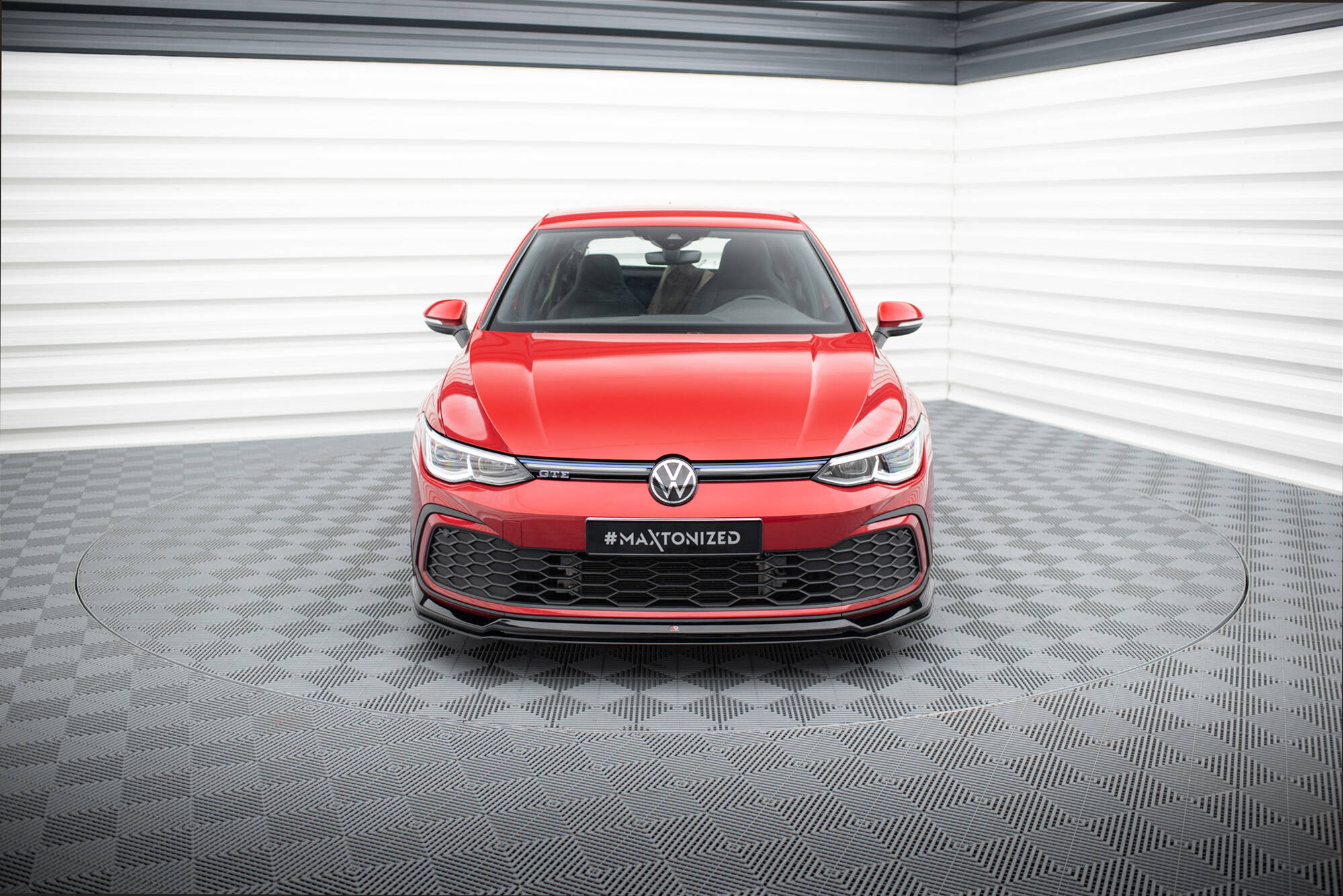 Frontspoiler VW Golf (GTI/GTE/GTD/R-Line) VIII 2020 - 2024 | Sport Glossy Black Edition V6 – bilde 2