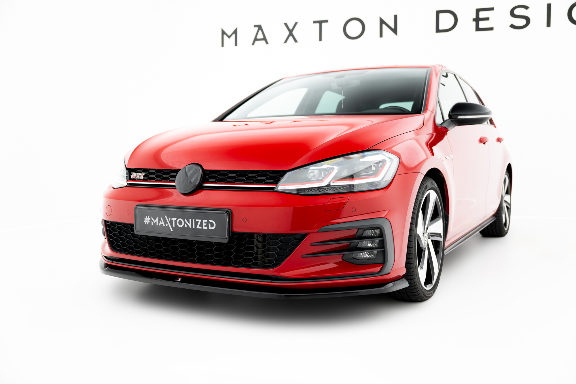 Frontspoiler VW Golf GTI VII Facelift 2017 - 2020 | Sport Glossy Black Edition V3