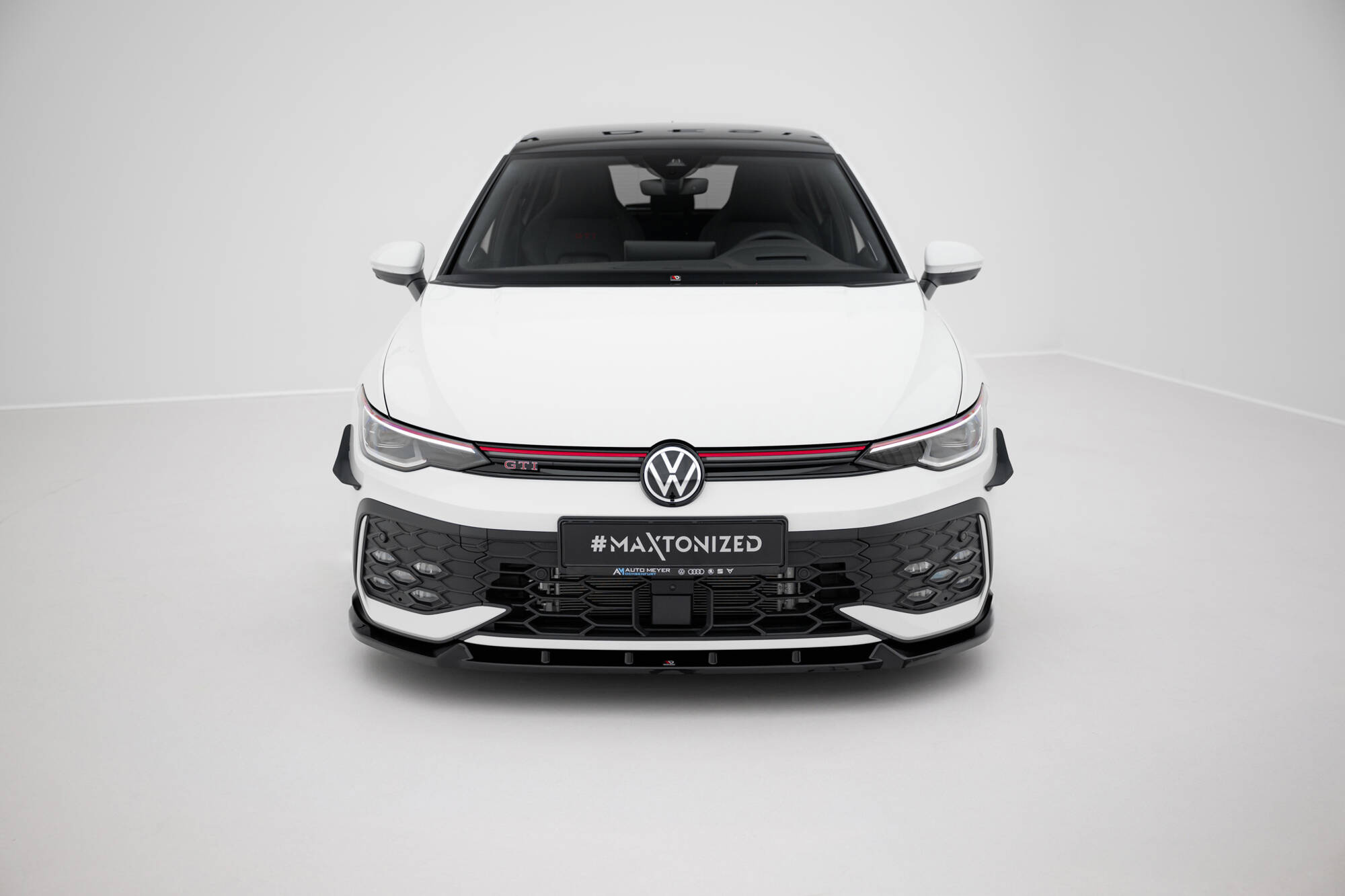 Frontspoiler VW Golf (R-Line/GTE/GTI) VIII Facelift 2024 -> | Sport Glossy Black Edition V2 – bilde 2