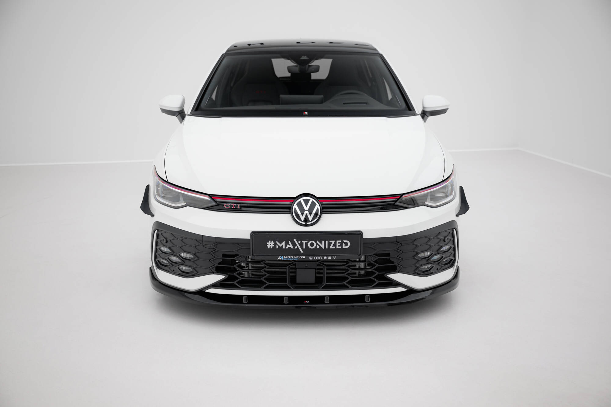Frontspoiler VW (Golf R-Line/GTE/GTI) VIII Facelift 2024 -> | Sport Glossy Black Edition V5 – bilde 2