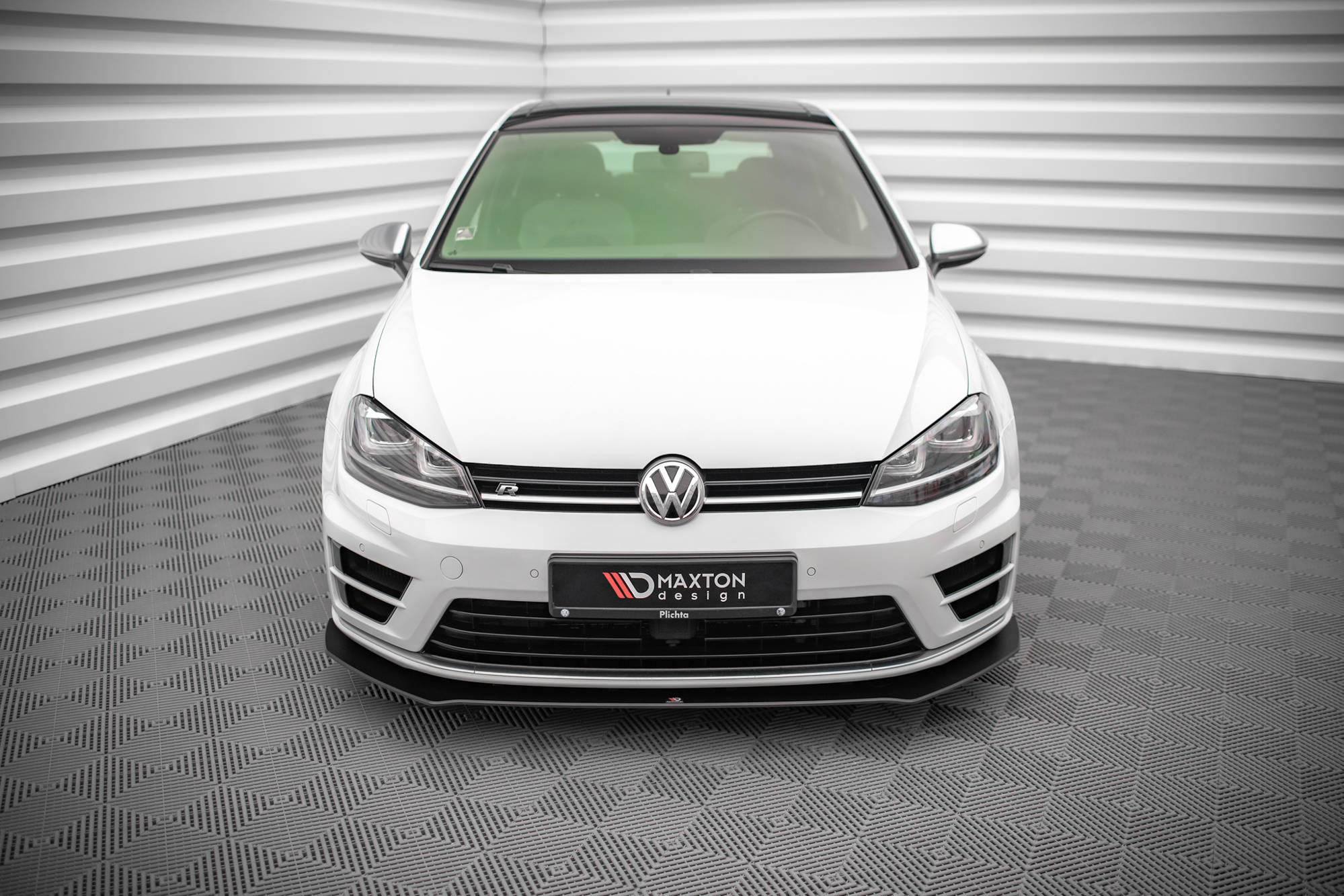 Frontspoiler VW Golf R VII 2013 - 2016 | Sport Glossy Black Edition V1