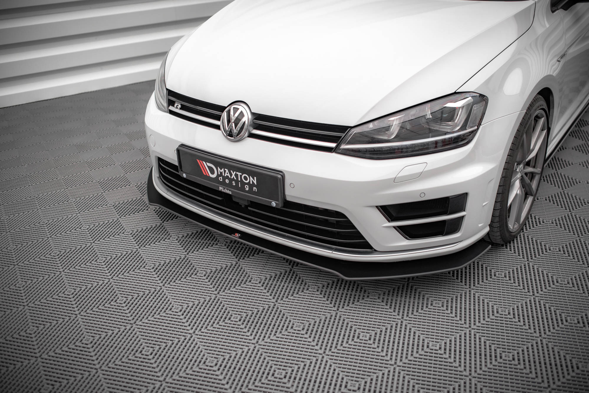 Frontspoiler VW Golf R VII 2013 - 2016 | Sport Glossy Black Edition V1 – bilde 2