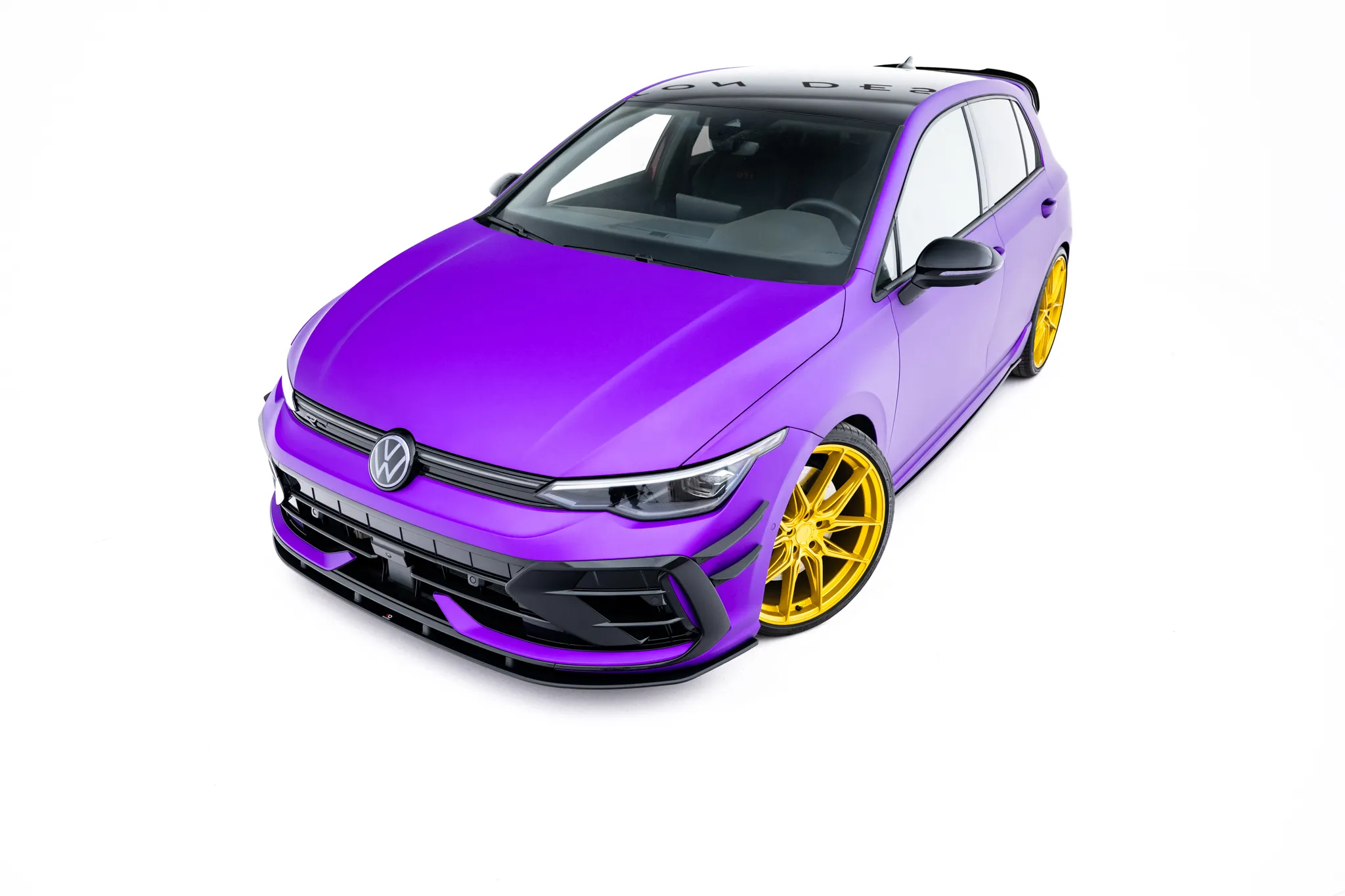 Frontspoiler VW Golf R VIII Facelift 2024 -> | Street Pro Black Edition – bilde 2
