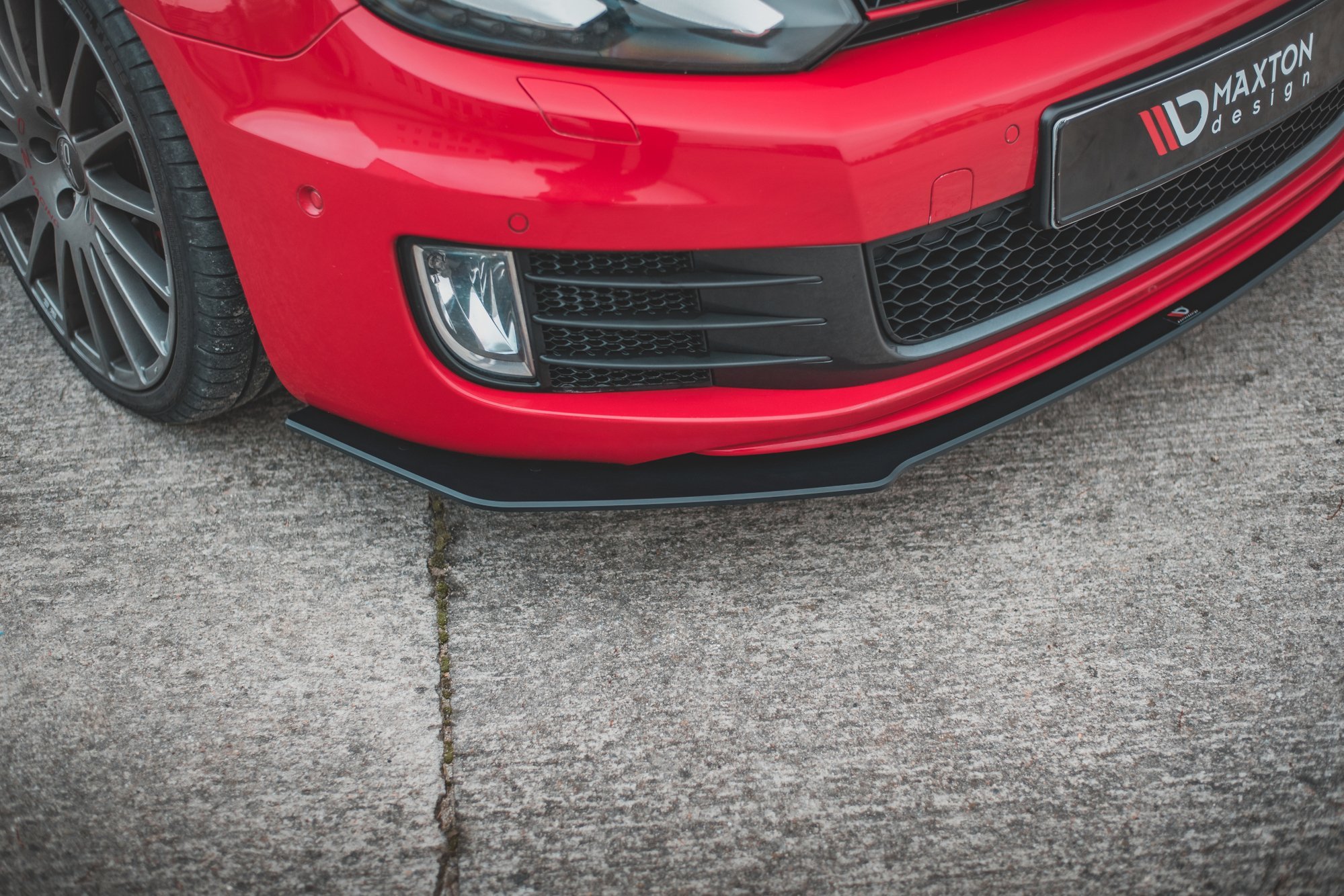 Frontspoiler VW Golf VI GTI 2008-2012 | V.3 Street Pro Black Edition – bilde 2