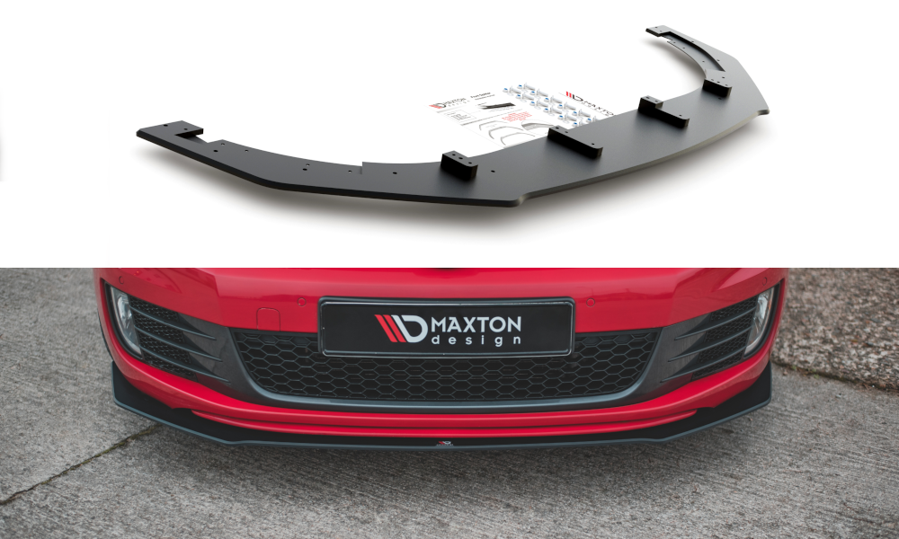 Frontspoiler VW Golf VI GTI 2008-2012 | V.3 Street Pro Black Edition – bilde 3