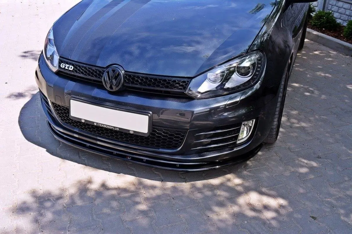 Frontspoiler VW Golf VI GTI 2008-2012 | VER.2 Glossy Black Edition – bilde 2