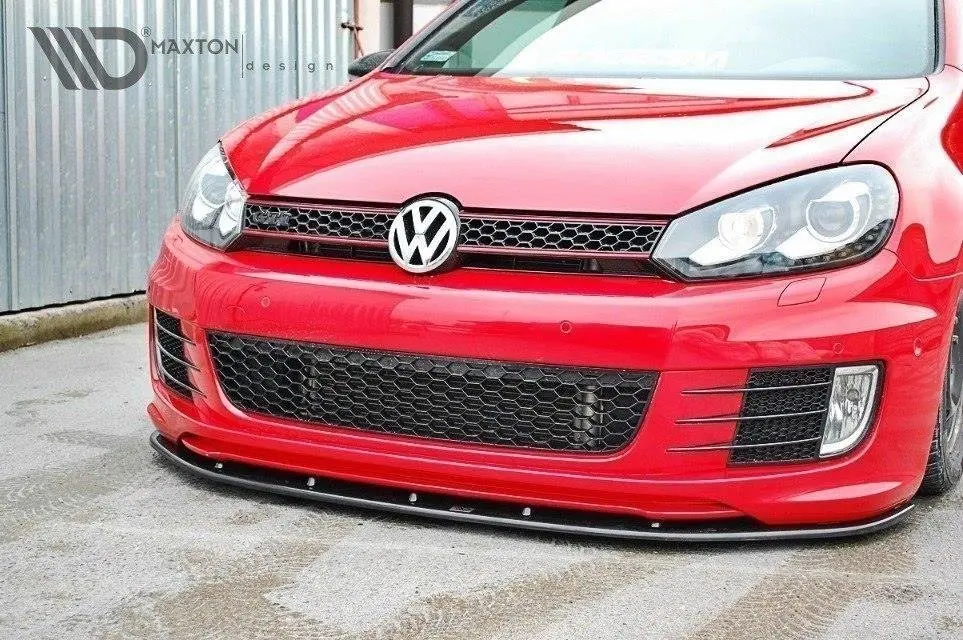 Frontspoiler VW Golf VI GTI 35TH 2008 - 2012 | V.2 Glossy Black Edition – bilde 3