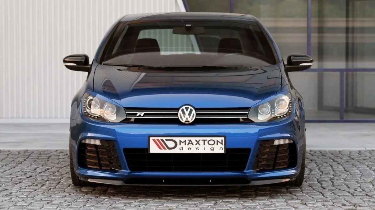 Frontspoiler VW Golf VI R 2008-2012 | Cupra Look Glossy Black Edition – bilde 3