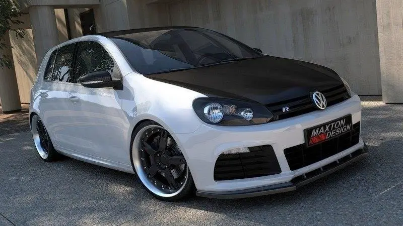 Frontspoiler VW Golf VI R 2008-2012  | Glossy Black Edition
