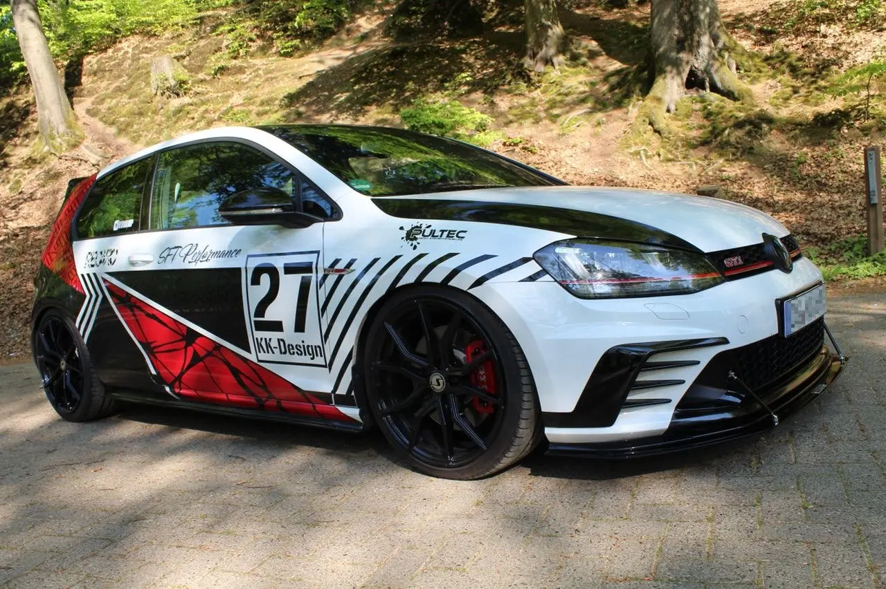 Frontspoiler VW Golf VII GTI Clubsport 2016-2017 | Racing Black Edition – bilde 4