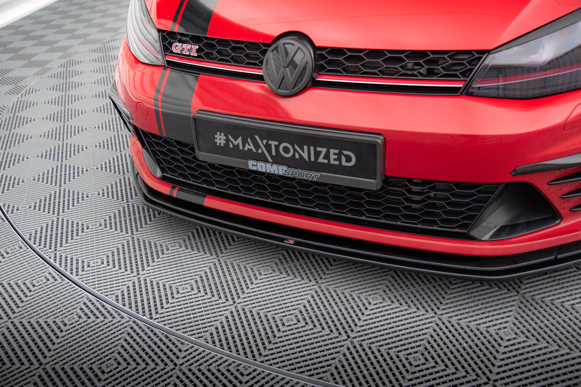 Frontspoiler VW Golf VII GTI Clubsport 2016 - 2017 | Sport Glossy Black Edition – bilde 3