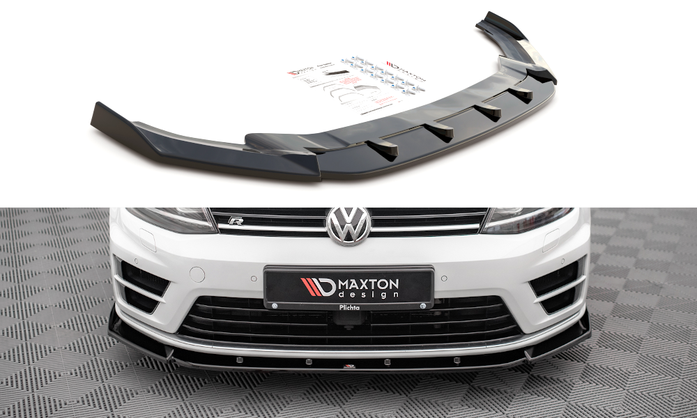 Frontspoiler VW Golf VII R 2013-2016 | V.4 Glossy Black Edition – bilde 2
