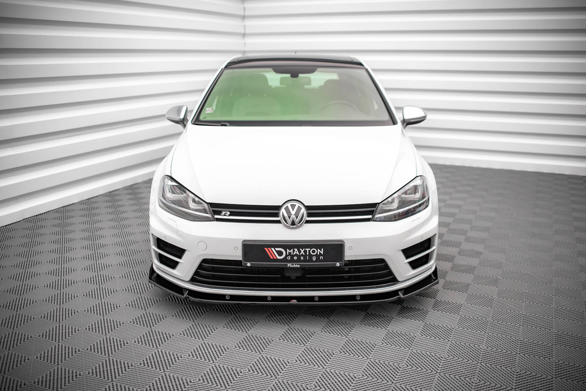 Frontspoiler VW Golf VII R 2013-2016 | V.4 Glossy Black Edition – bilde 3