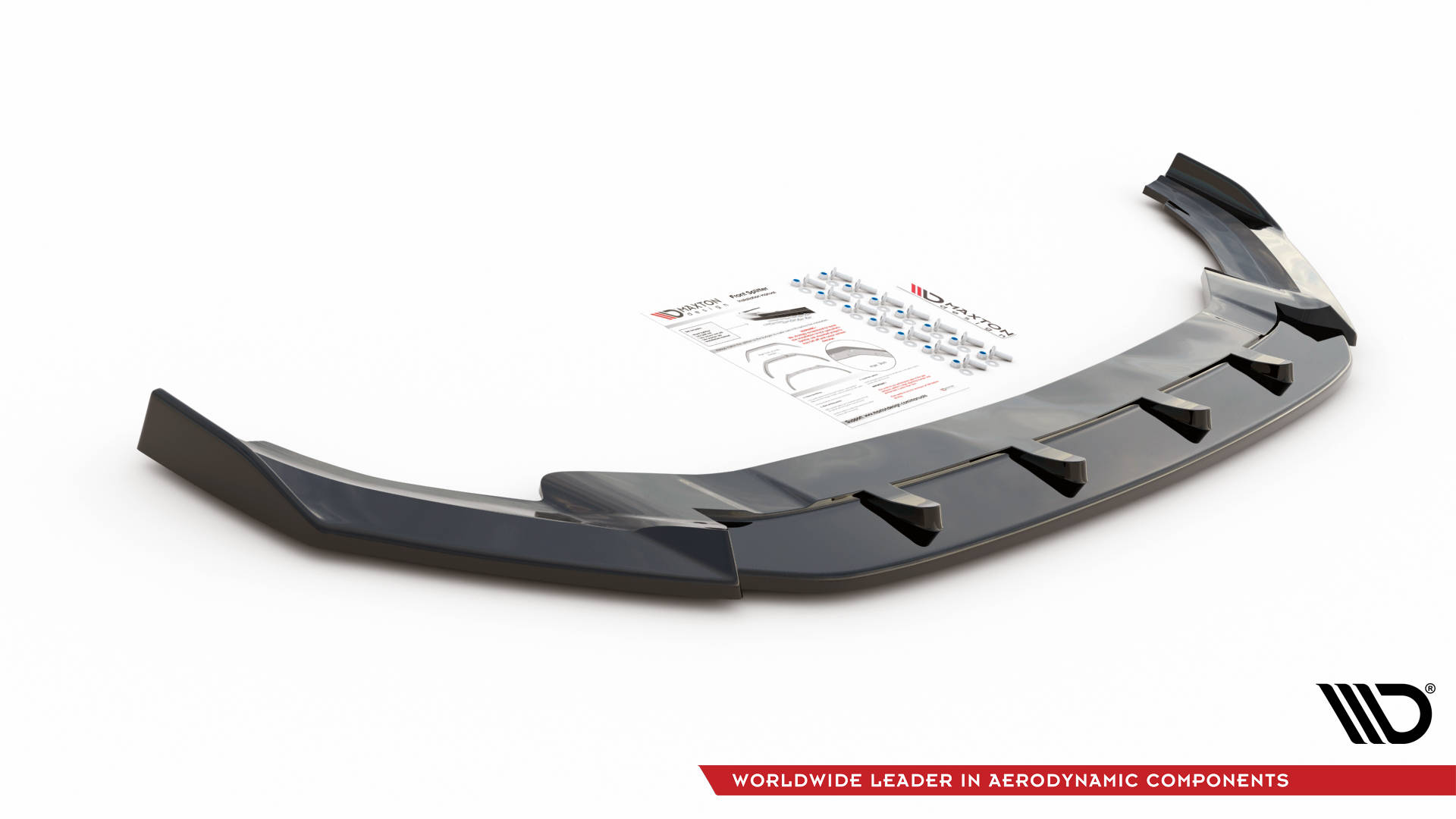 Frontspoiler VW Golf VII R 2013-2016 | V.4 Glossy Black Edition – bilde 4