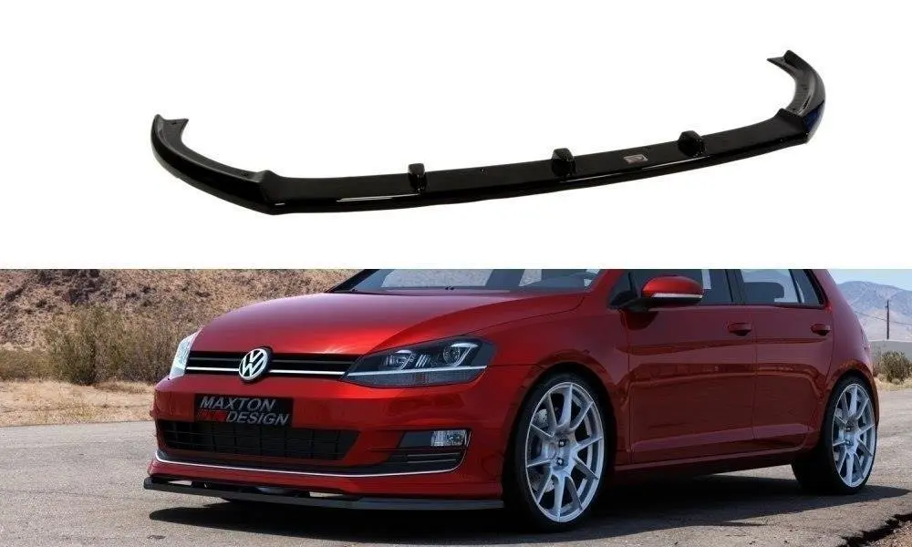 Frontspoiler VW Golf VII R-Line 2012 - 2020 | Glossy Black Edition