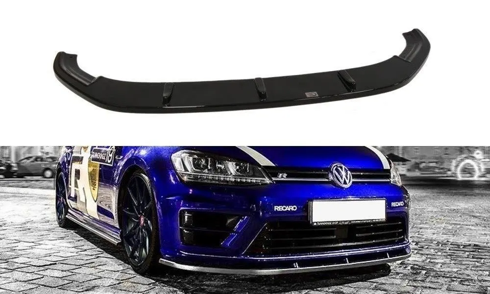 Frontspoiler VW Golf VII R / R-Line 2012-2016 | V.1 Glossy Black Edition