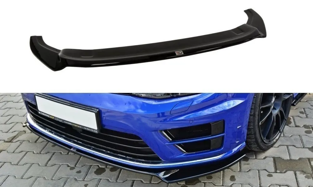 Frontspoiler VW Golf VII R / R-Line 2012-2016 | V.2 Glossy Black Edition – bilde 2