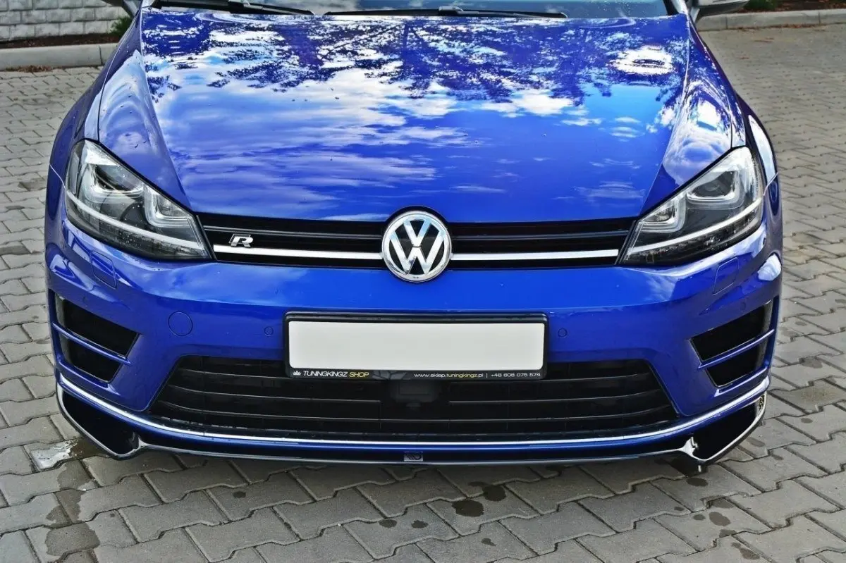 Frontspoiler VW Golf VII R / R-Line 2012-2016 | V.2 Glossy Black Edition – bilde 3