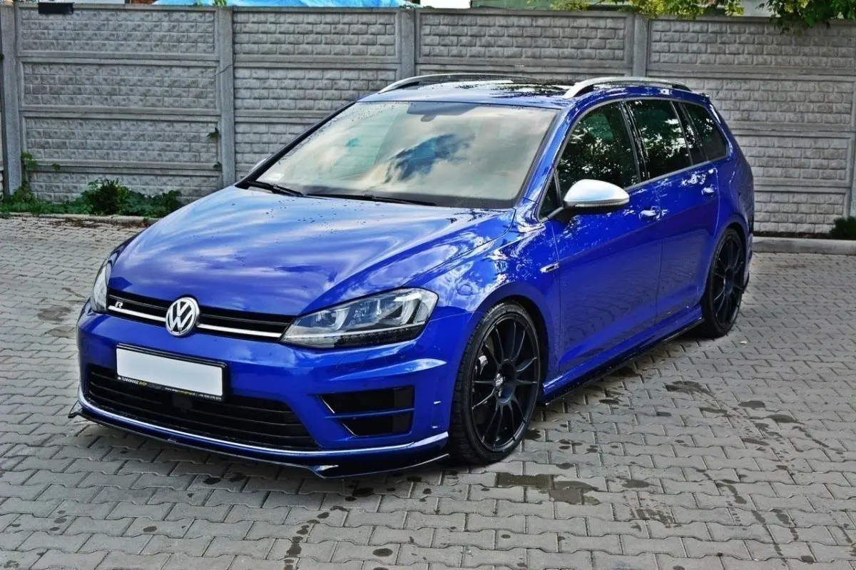 Frontspoiler VW Golf VII R / R-Line 2012-2016 | V.2 Glossy Black Edition – bilde 4