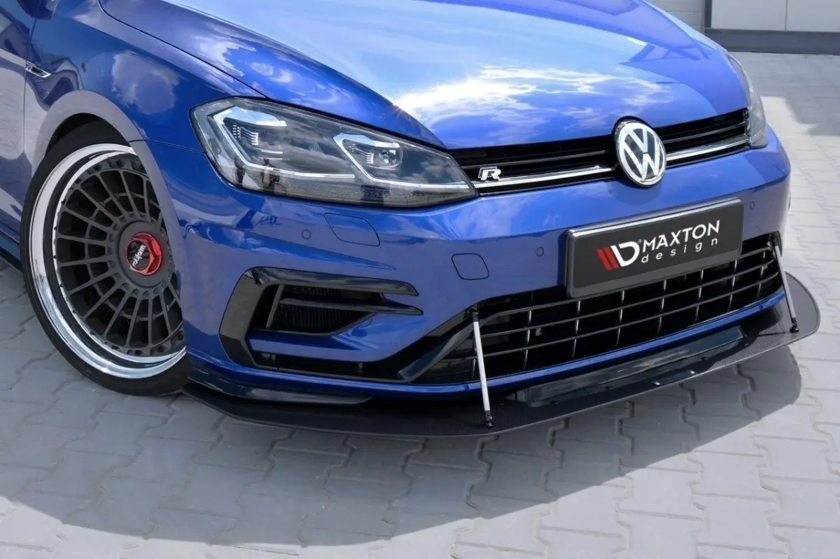 Frontspoiler VW Golf VII R / R-Line Facelift 2017-2020 | Racing Black Edition