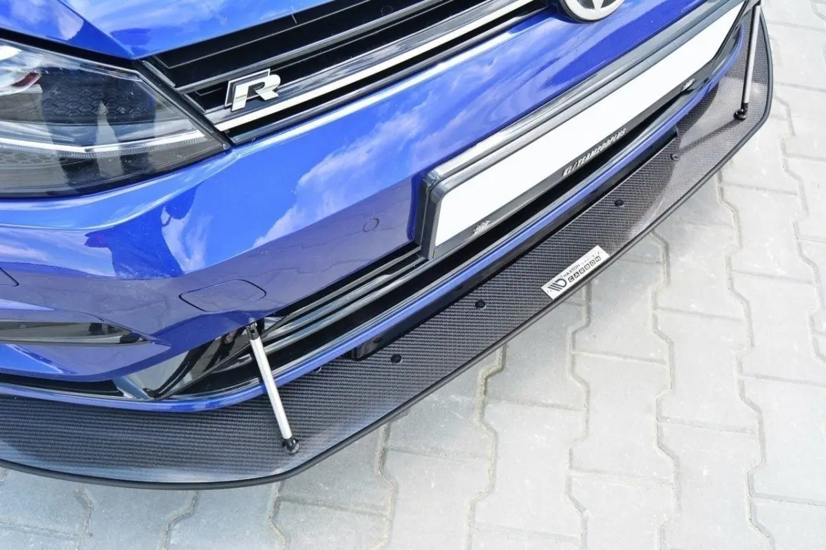 Frontspoiler VW Golf VII R / R-Line Facelift 2017-2020 | Racing Black Edition – bilde 2
